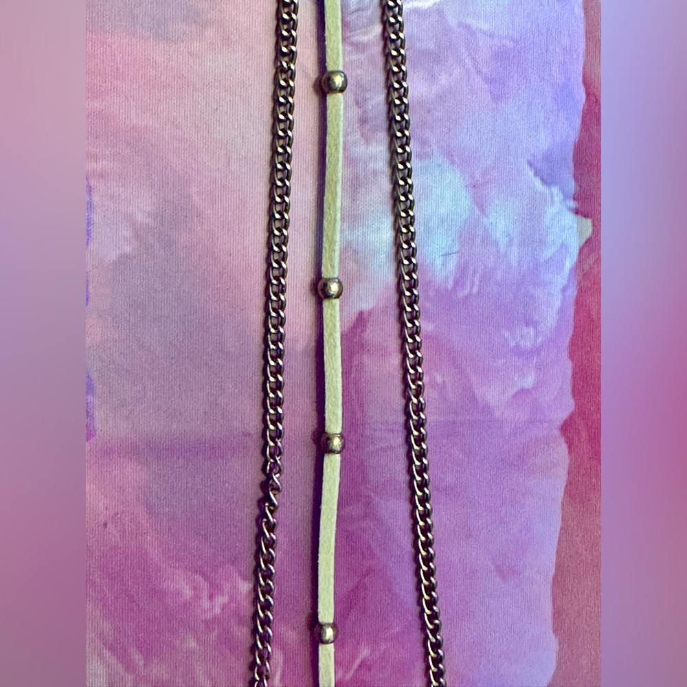 🐰 Free People Fools Gold Braid In (Cream/Gold; GUC)